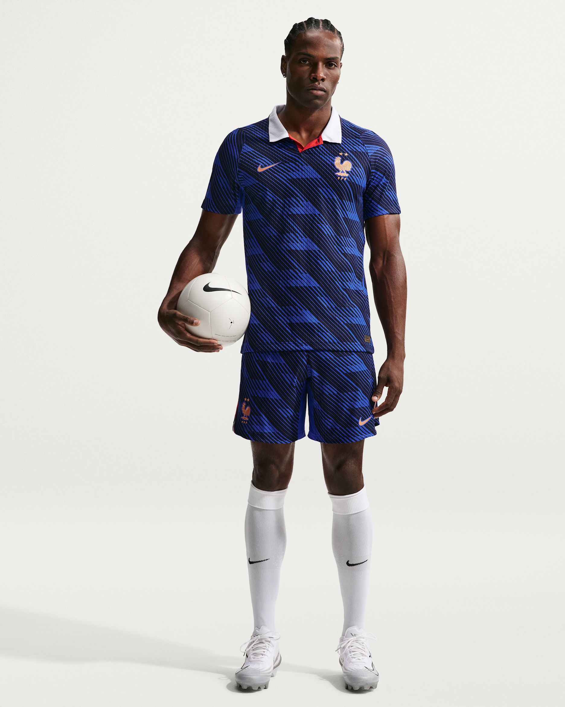 FFF 2026 Match Home Men's Nike Aero-FIT Soccer Authentic Shorts